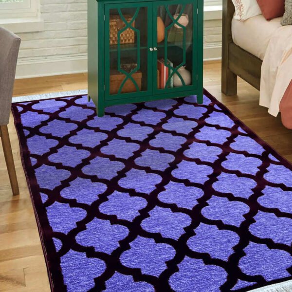 Eclectic Expressions Purple Rug -Persian Rug 3x5ft