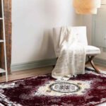 Isfahan Luxe Maroon Rug -Persian Rug 3x5ft