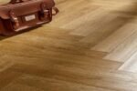 Reflective Ridge Laminate Flooring Teak Brown - Image 2