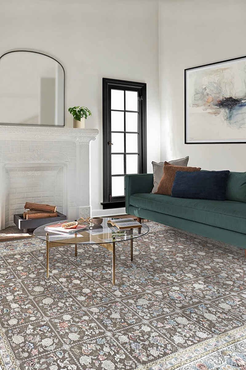 10x13 P Rug 1 Ancient Artisan Multicolor Brown Rug -Persian Rug 10x13ft - Image 1