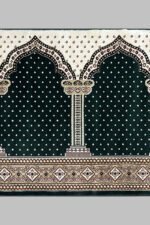 Firdaus Green Masjid Carpet | Mosque Prayer Carpet | Jaynamaz - Image 2