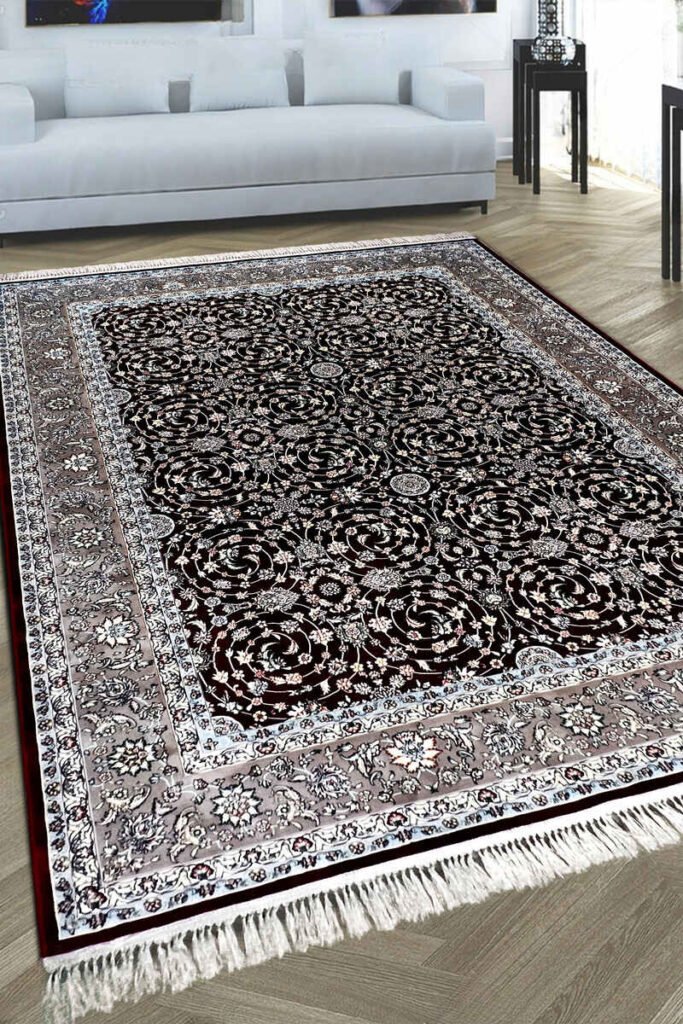 Persian Rug Maroon Floral