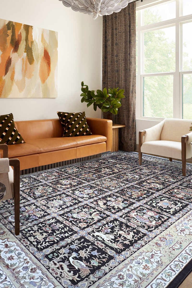 p rug 103 Celestial Crest Multicolor Rug -Persian Rug 10x13ft - Image 1