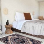 Beige Persian rug with intricate floral patterns and earthy tones, perfect for adding warmth and elegance to any room.