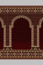 maroon mosque carpet
