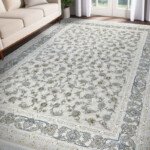 Boho Bliss Ivory Rug - Persian Rug 7x10ft