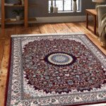 Sultan's Delight Maroon Rug - Persian Rug 4x6ft