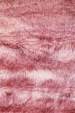 Pink shaggy rug with soft fluffy pile by Musa Carpets