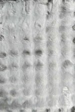 Grey shaggy runner rug 2.5x6 ft full product view